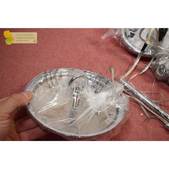 Sea Gull Lighting Havenwood 3-Light Chrome Mid-Century Light Pendant* - Picture 7 of 10